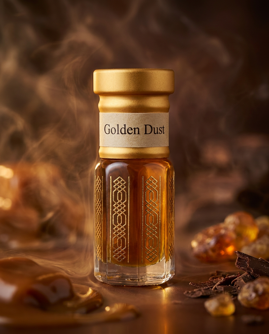 Golden Dust Attar | Smoky Gourmand Caramel Perfume Oil