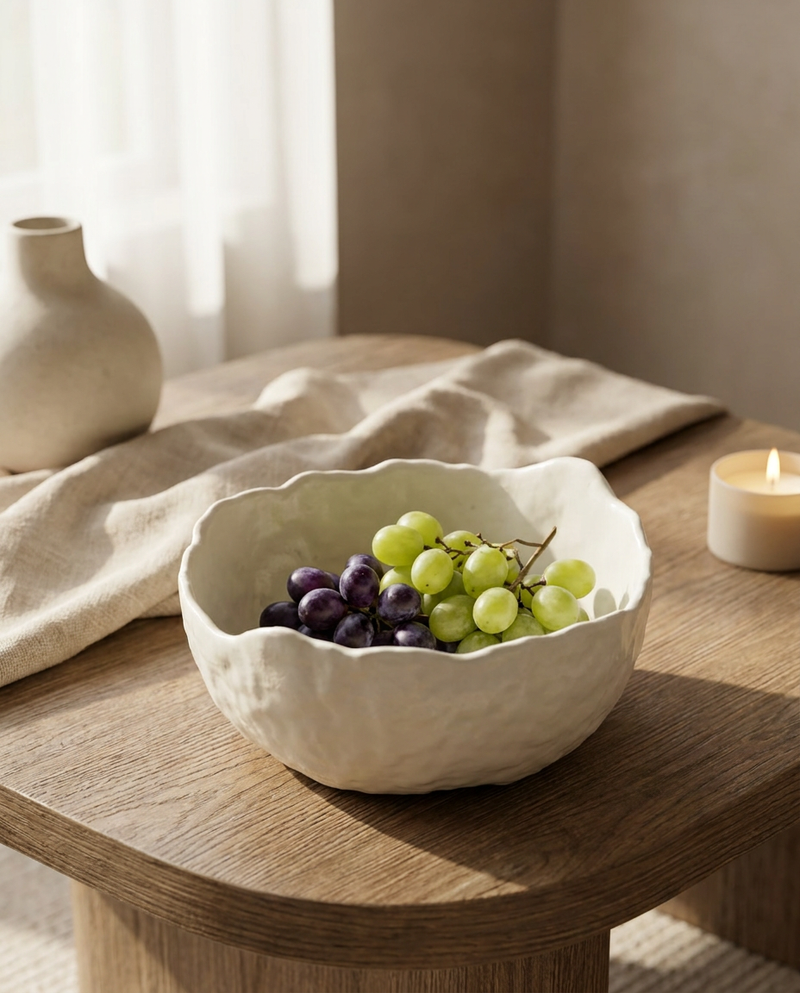 Boho Irregular Bowl | Vintage Handmade Home Décor Gift