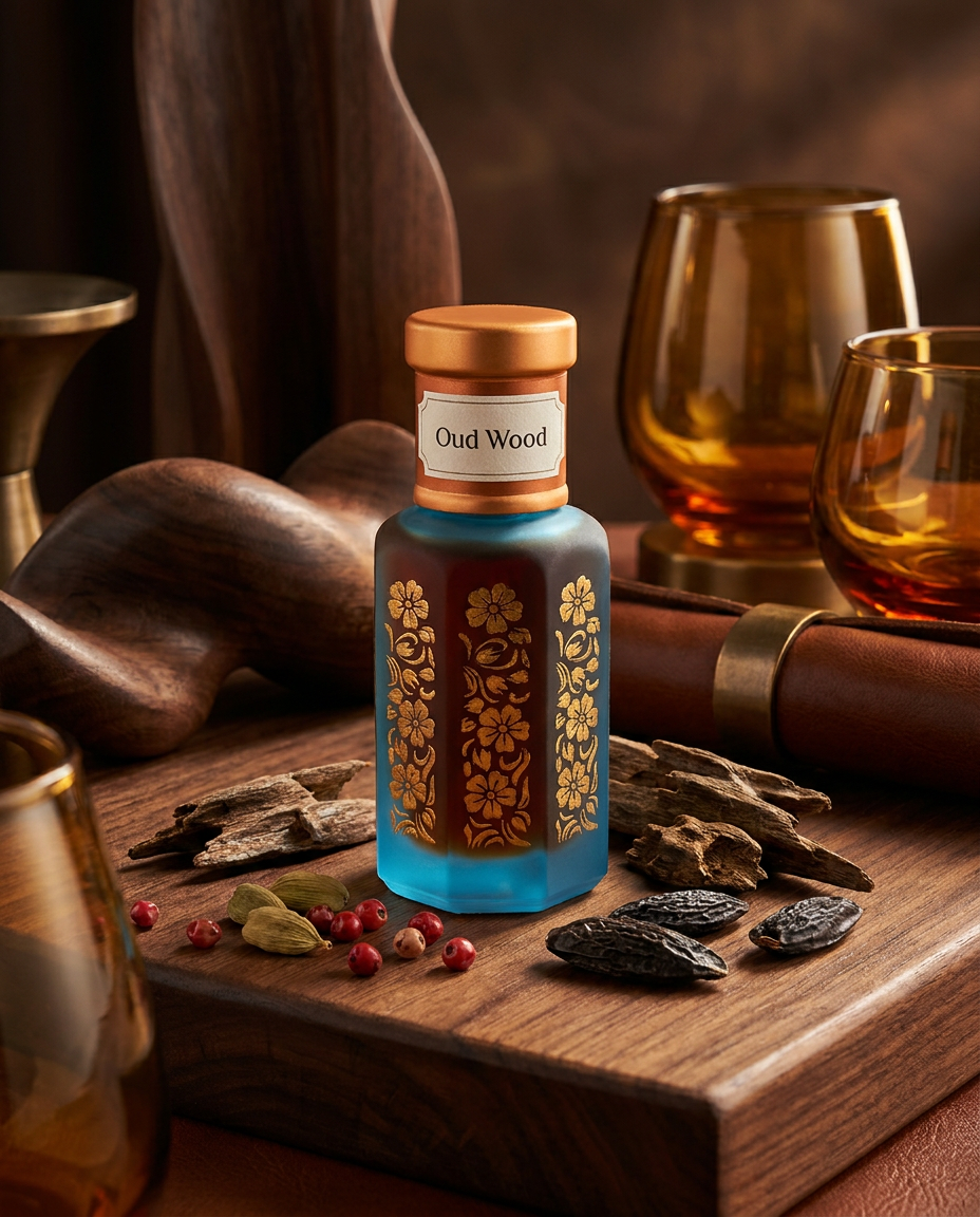 Oud Wood Attar | Modern Woody Oud Perfume Oil