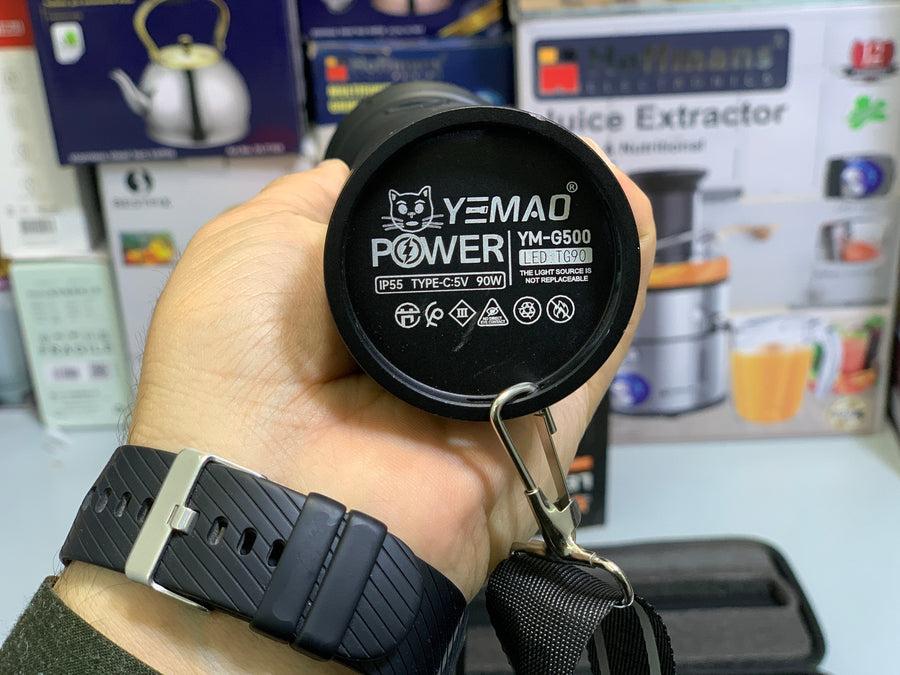 YM-G500 LED Flashlight | Portable Long-Range Torch