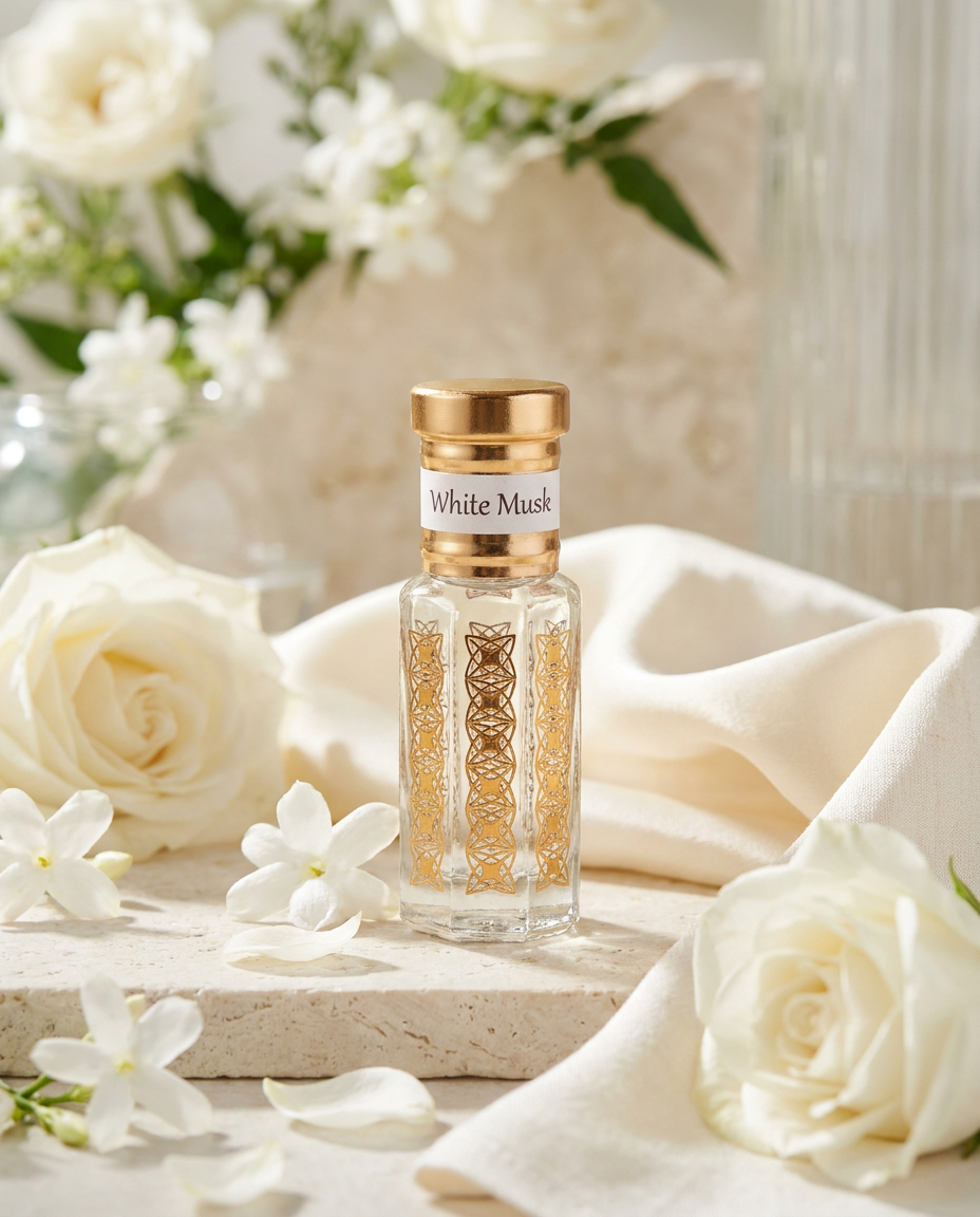 White Musk Attar | Soft Clean Elegant Musk Perfume Oil