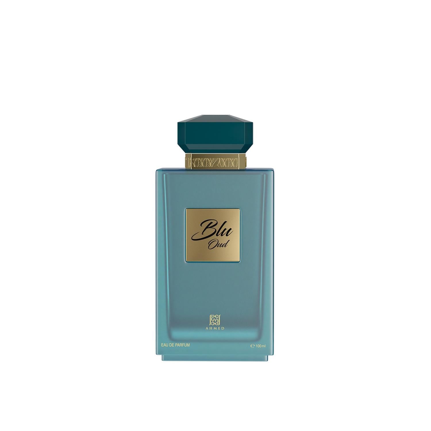 Ahmed Al Maghribi Blu Oud 100ML Eau de Parfum | Smoky Woody Oud Perfume