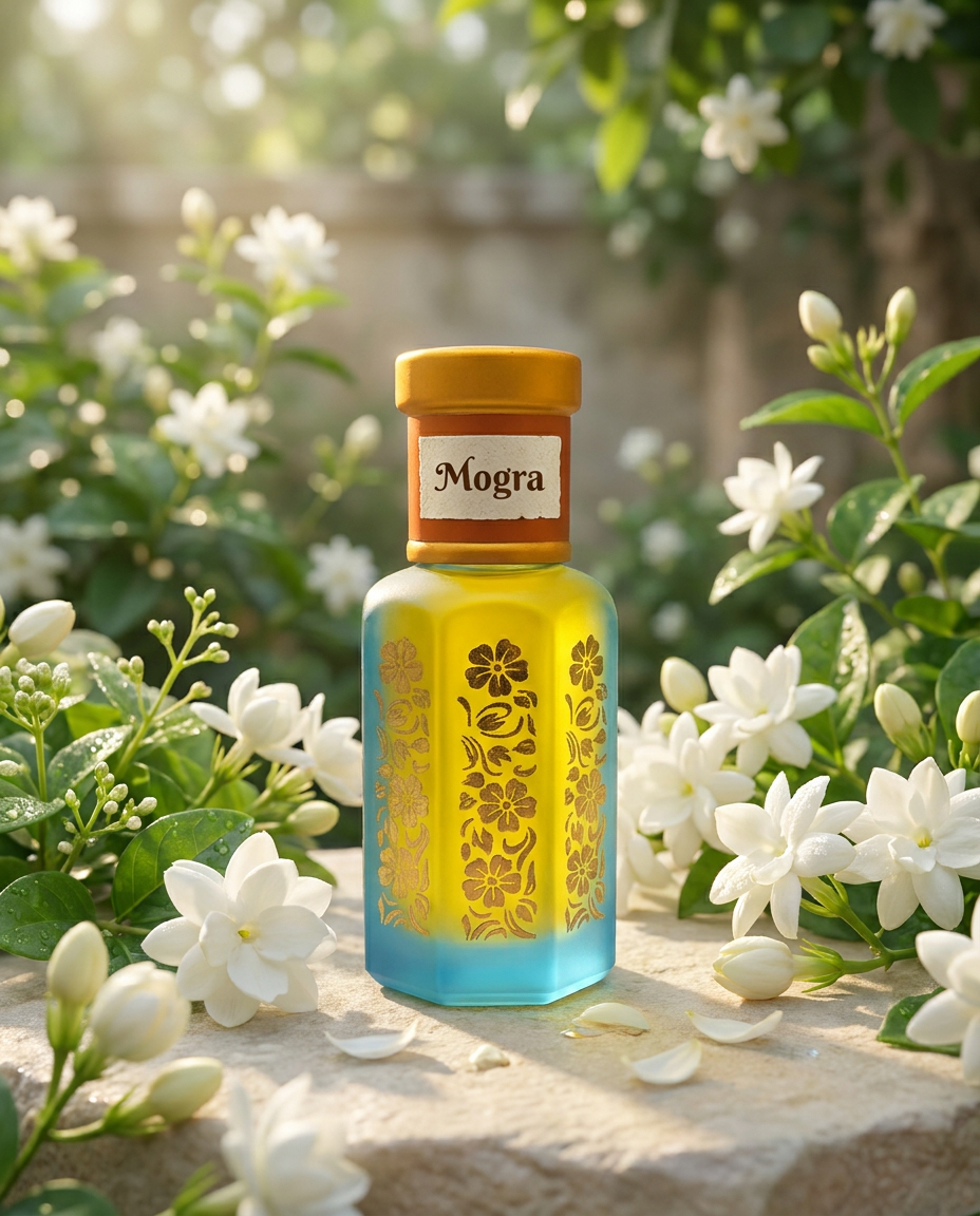Mogra Attar | Indian Floral Jasmine Sambac Perfume Oil
