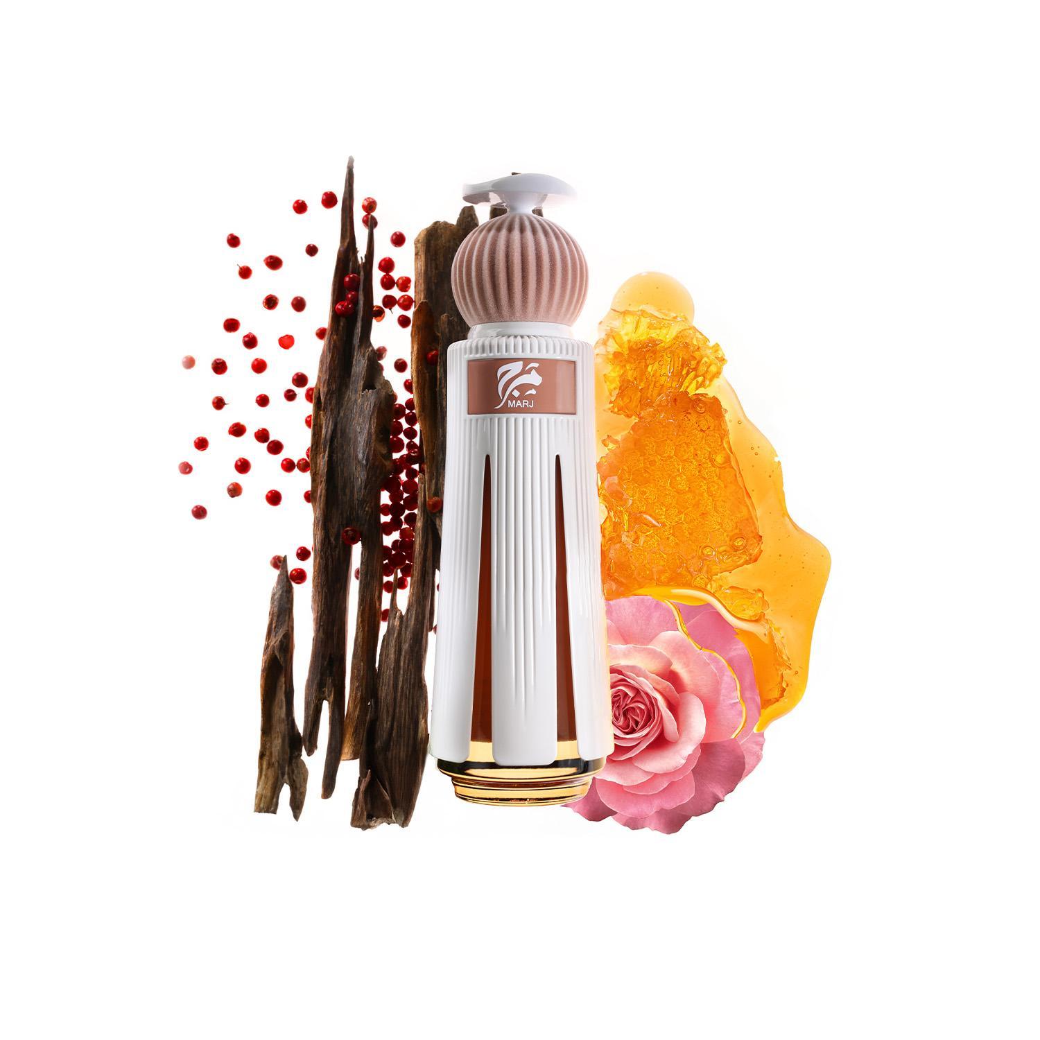 Marj Eau de Parfum | Spicy Oud Floral Amber Fragrance