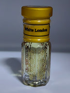 White London attar perfume oil bottle close up