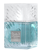 Lattafa Khamrah Waha EDP bergamot yuzu cucumber iris fragrance