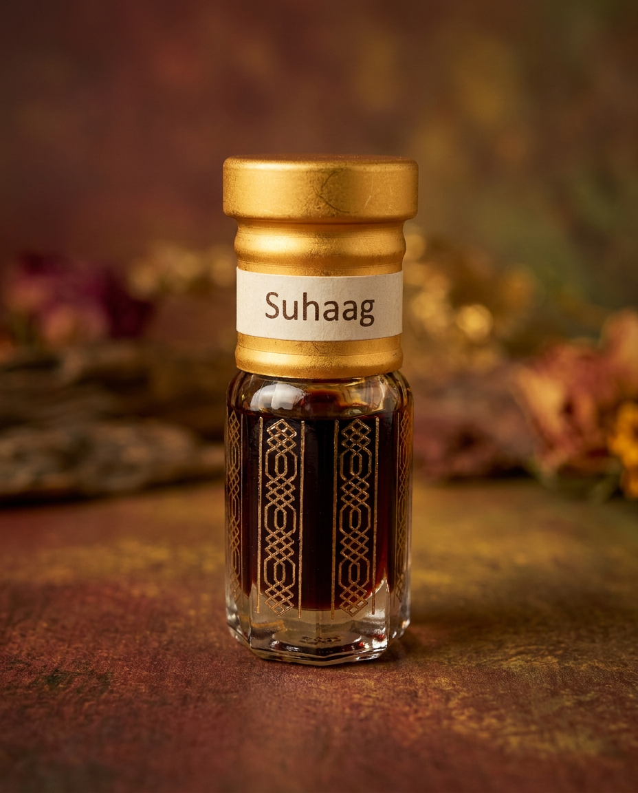 Suhaag Attar | Floral Oriental Oud Leather Perfume Oil