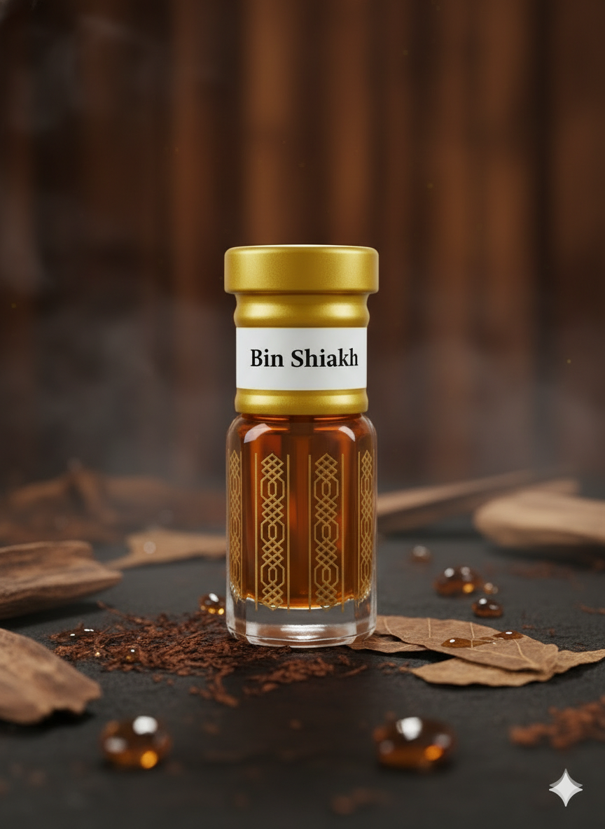 Bin Shaikh Attar — Bold Luxury Oud Tobacco Woody Perfume Oil